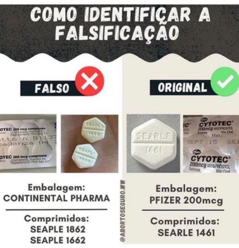 COmo saber se o cytotec é original